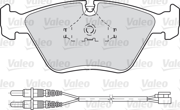 VALEO Első fékbetét 598281_VALEO