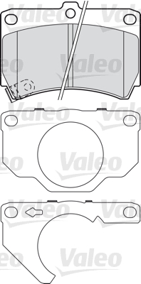 VALEO Első fékbetét 601018_VALEO