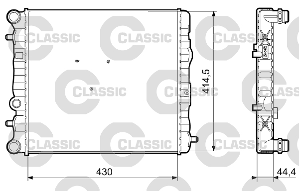 VALEO CLASSIC Vízhűtő 233062_VALEO
