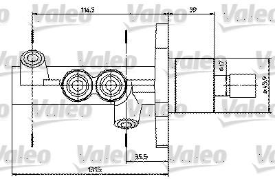 VALEO Főfékhenger 402314_VALEO