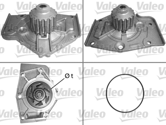 VALEO Vízpumpa 506004_VALEO