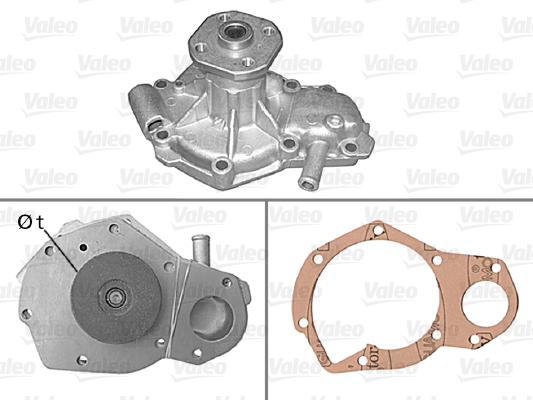 VALEO Vízpumpa 506074_VALEO