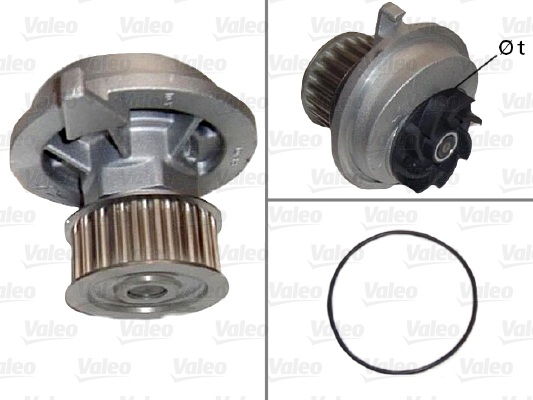 VALEO Vízpumpa 506182_VALEO