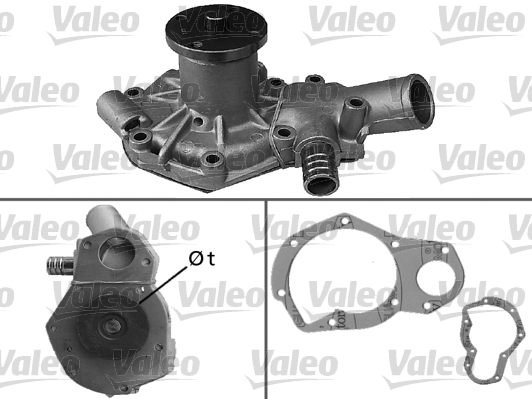 VALEO Vízpumpa 506259_VALEO