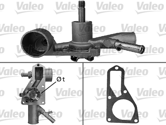 VALEO Vízpumpa 506272_VALEO