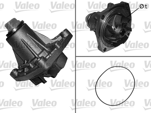 VALEO Vízpumpa 506281_VALEO