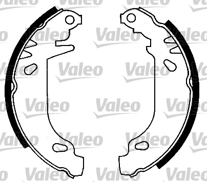 VALEO Fékpofa 553752_VALEO