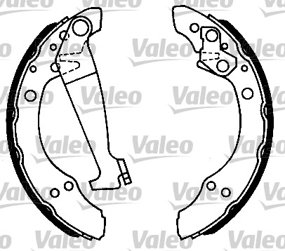 VALEO 562051_VALEO Fékpofa