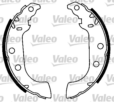 VALEO Fékpofa 553856_VALEO