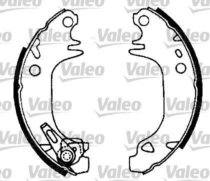 VALEO Fékpofa 554693_VALEO