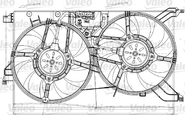 VALEO Hűtőventillátor motor 696020_VALEO