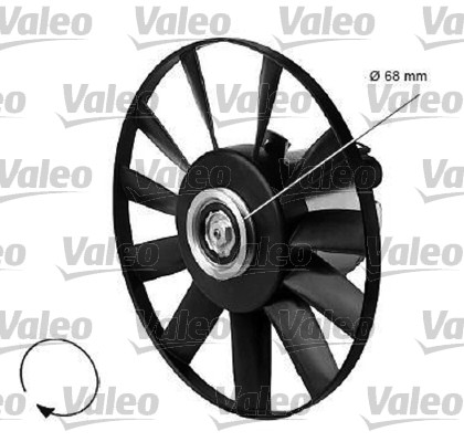 VALEO Ventilátor, vízhűtő 696067_VALEO