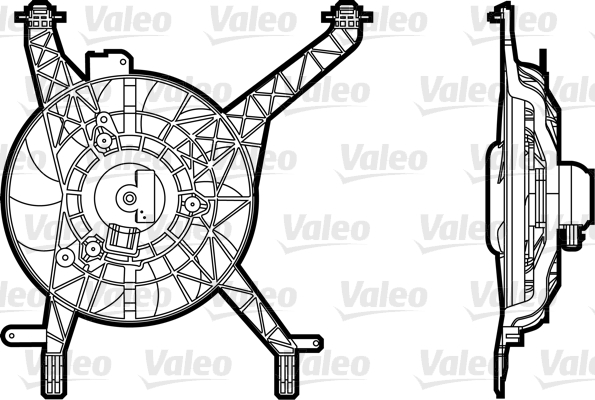 VALEO Hűtőventillátor motor 696345_VALEO