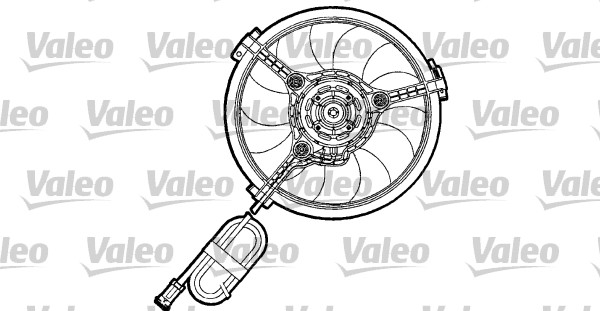 VALEO Ventilátor, vízhűtő FS1002_VALEO