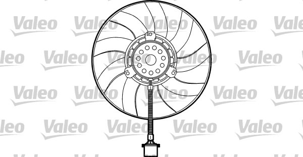 VALEO Ventilátor, vízhűtő 698373_VALEO