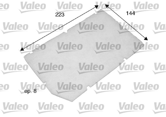 VALEO Pollenszűrő 698797_VALEO