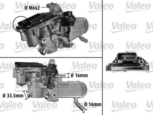 VALEO EGR hűtő 700433_VALEO