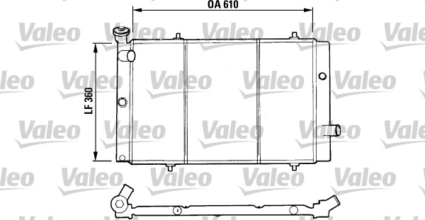 VALEO Vízhűtő RC1153_VALEO