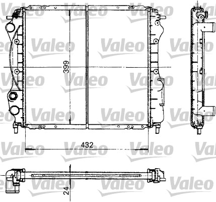 VALEO Vízhűtő 730181_VALEO