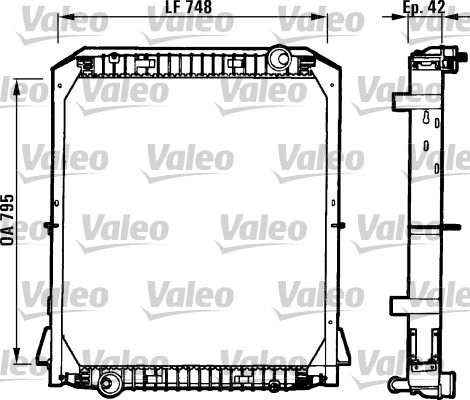 VALEO Vízhűtő 100310008_VALEO