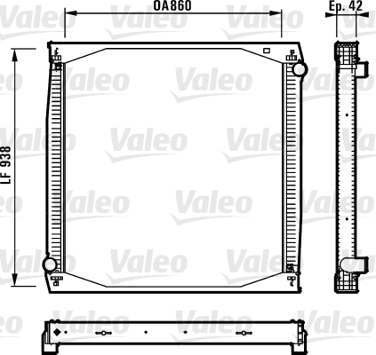 VALEO Vízhűtő 730260_VALEO