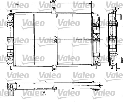 VALEO Vízhűtő 730317_VALEO