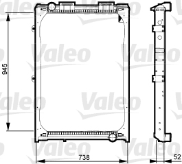 VALEO Vízhűtő 730323_VALEO