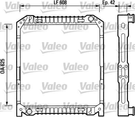 VALEO Vízhűtő 100304411_VALEO