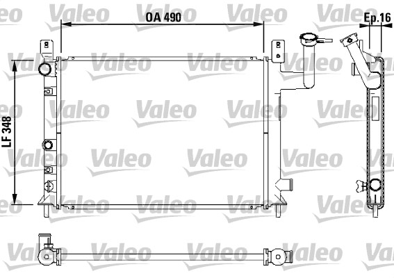 VALEO Vízhűtő 730404_VALEO