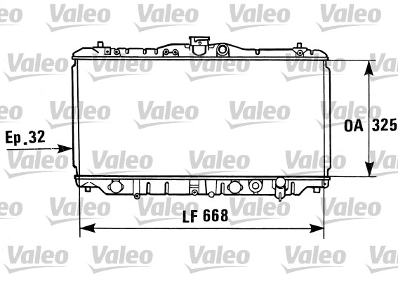 VALEO Vízhűtő 730430_VALEO