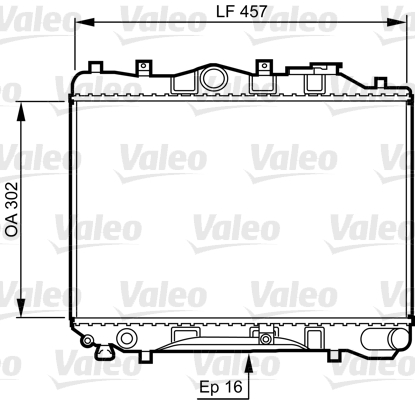 VALEO Vízhűtő 730436_VALEO