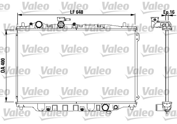 VALEO Vízhűtő 730440_VALEO