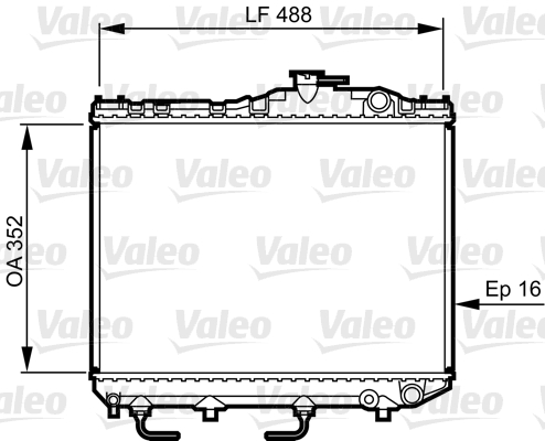 VALEO Vízhűtő 730465_VALEO