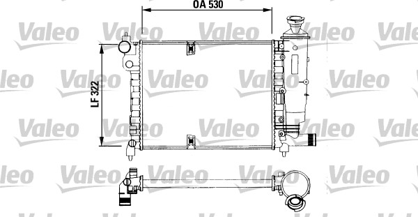 VALEO Vízhűtő RM009_VALEO