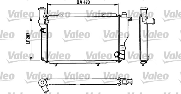 VALEO Vízhűtő 730534_VALEO