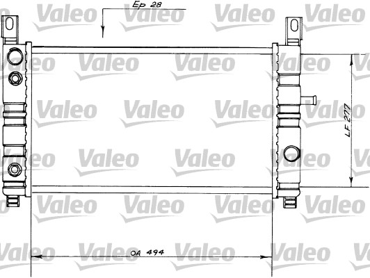 VALEO Vízhűtő 730559_VALEO