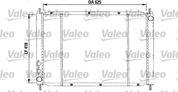 VALEO Vízhűtő 730591_VALEO