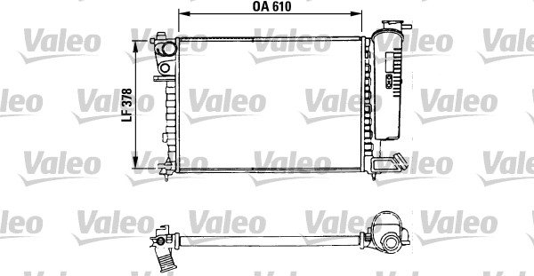 VALEO Vízhűtő 730630_VALEO