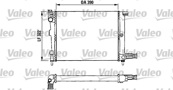 VALEO Vízhűtő 730632_VALEO