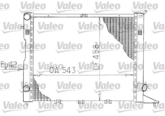 VALEO Vízhűtő 730816_VALEO