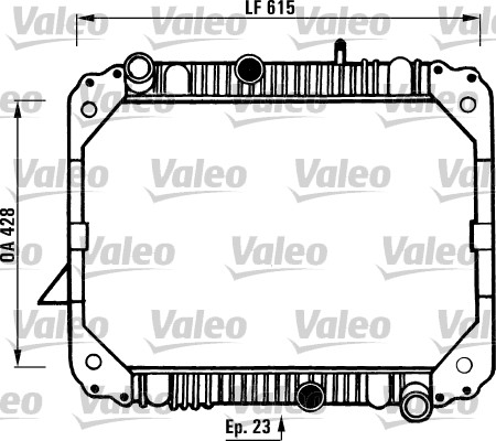 VALEO Vízhűtő 730892_VALEO