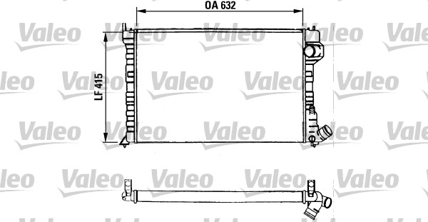 VALEO Vízhűtő TA890_VALEO