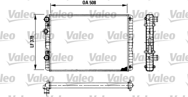 VALEO Vízhűtő RM1034_VALEO