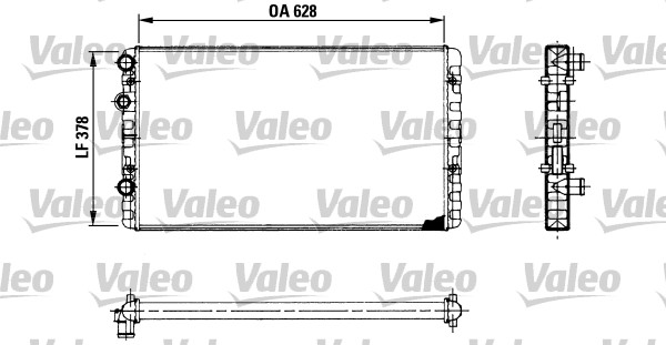 VALEO Vízhűtő RM1032_VALEO