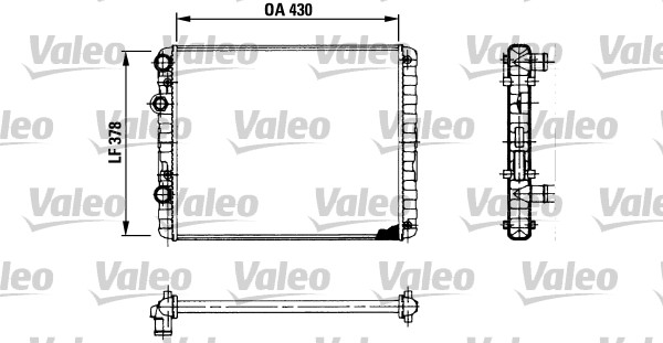 VALEO Vízhűtő 730956_VALEO