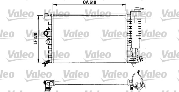 VALEO Vízhűtő 730960_VALEO