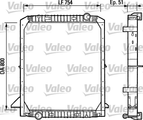 VALEO Vízhűtő 730964_VALEO