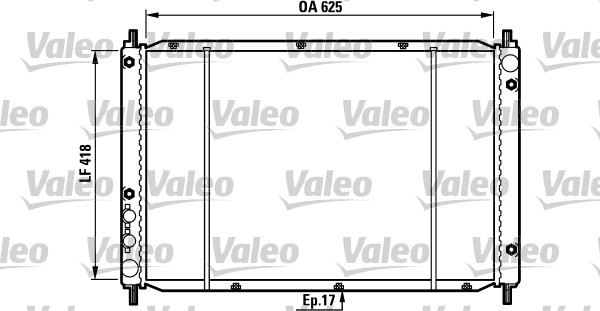 VALEO Vízhűtő 730970_VALEO