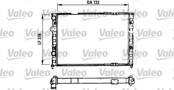 VALEO Vízhűtő TA884_VALEO