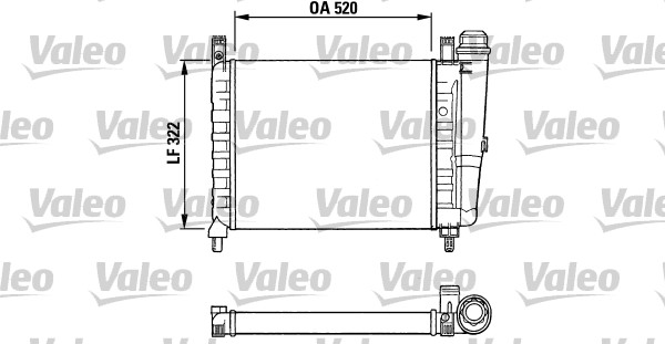 VALEO Vízhűtő 730991_VALEO